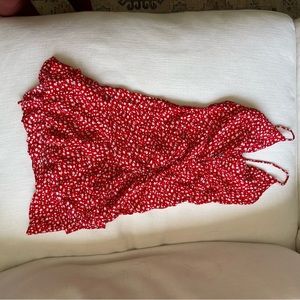 Zara Red Dress with Open Back